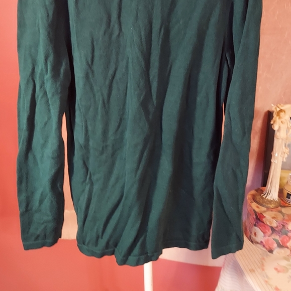 Womans Tommy Hilfiger Sweater size M Christmas Green - Picture 7 of 9
